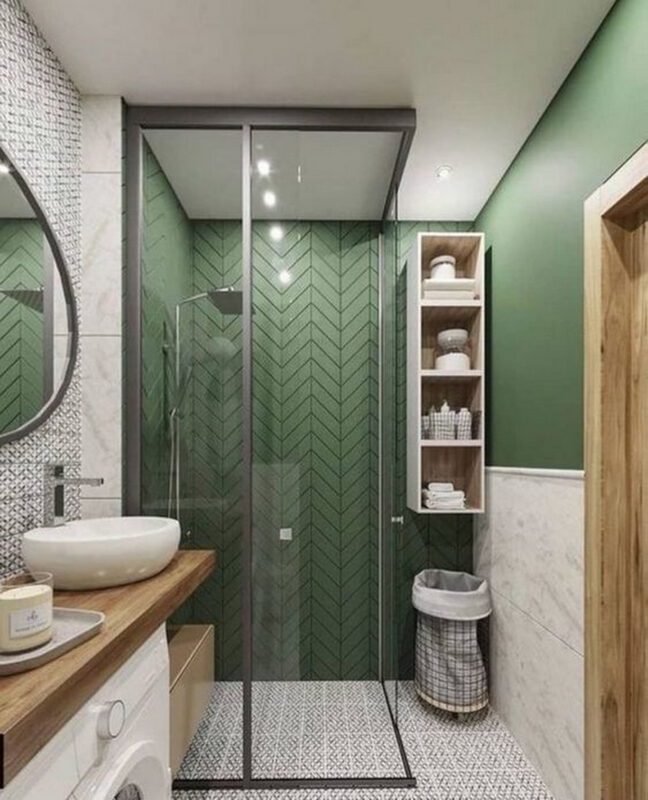 ไอเดีย ห้องน้ำขนาดเล็ก ดีไซน์เรียบง่าย สวยงาม  เหมาะสำหรับ บ้านน็อคดาวน์